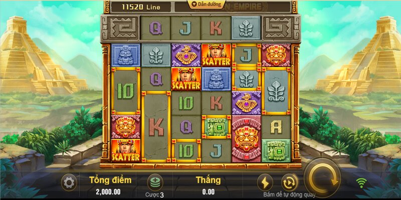 Giao diện đặt kèo của game cược Đế Quốc Hoàng Kim